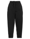 Masnada Woman Pants Black Size 4 Cotton, Elastane