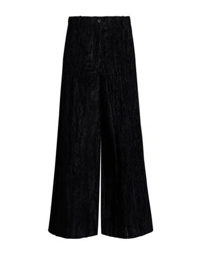 Masnada Woman Pants Black Size 4 Viscose, Polyamide