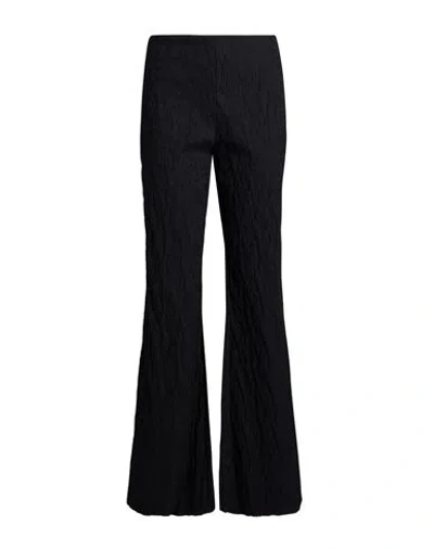 Masnada Woman Pants Black Size 6 Cotton, Polyamide, Elastane