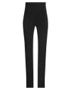 Masnada Woman Pants Black Size 6 Linen, Viscose, Elastane In Black