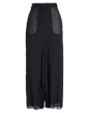 Masnada Woman Pants Black Size 8 Wool, Polyamide In Black