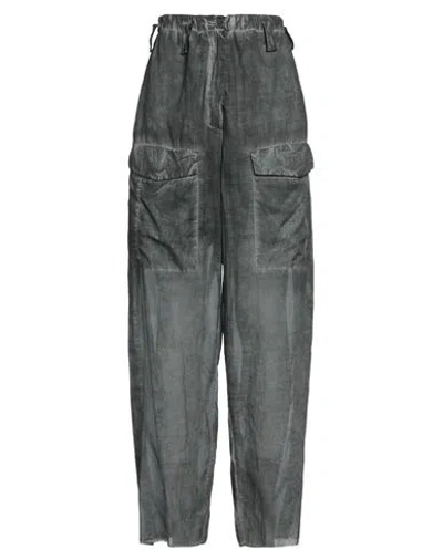 Masnada Woman Pants Deep Teal Size 4 Cotton In Green