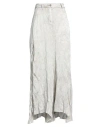 Masnada Woman Pants Light Grey Size 8 Acrylic, Viscose, Metal