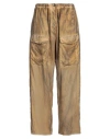 Masnada Woman Pants Marigold Size 10 Cotton In Yellow