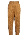 Masnada Woman Pants Marigold Size 4 Acetate, Wool In Yellow