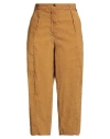 Masnada Woman Pants Mustard Size 2 Linen, Viscose, Elastane In Yellow