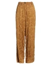 Masnada Woman Pants Marigold Size 4 Acetate, Wool In Yellow