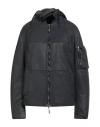 Masnada Woman Puffer Black Size 8 Cotton, Elastane In Black