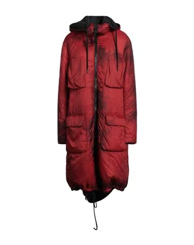 Masnada Woman Puffer Brick Red Size 10 Polyamide