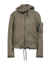 Masnada Woman Puffer Khaki Size 4 Cotton In Neutral