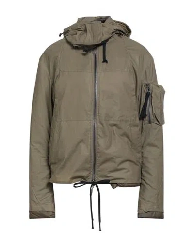 Masnada Woman Puffer Khaki Size 4 Cotton In Sand