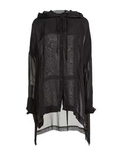 Masnada Woman Shirt Black Size 6 Silk