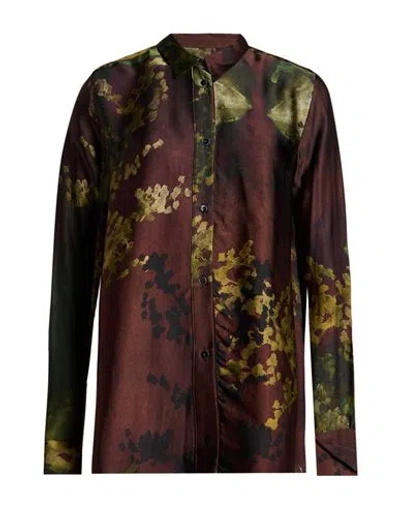 Masnada Woman Shirt Brown Size S Viscose