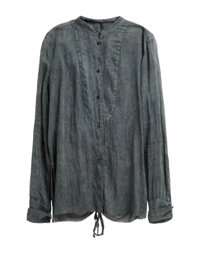 Masnada Woman Shirt Lead Size 4 Ramie In Gray