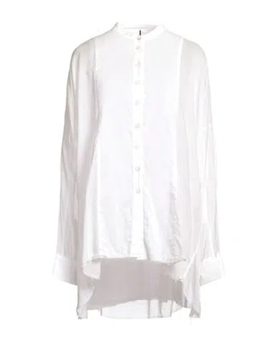 Masnada Woman Shirt White Size 6 Cotton