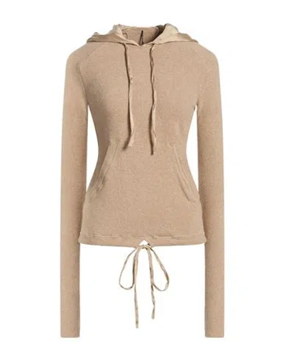 Masnada Woman Sweater Beige Size 4 Cotton, Elastane In Nude