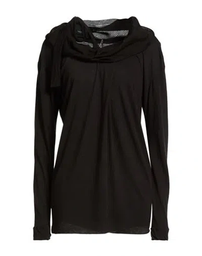 Masnada Woman Sweater Black Size 4 Viscose, Polyamide, Cashmere, Silk