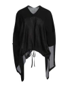 Masnada Woman Sweater Black Size L Cotton, Silk In Black
