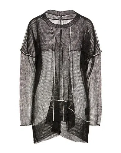Masnada Woman Sweater Black Size M Linen