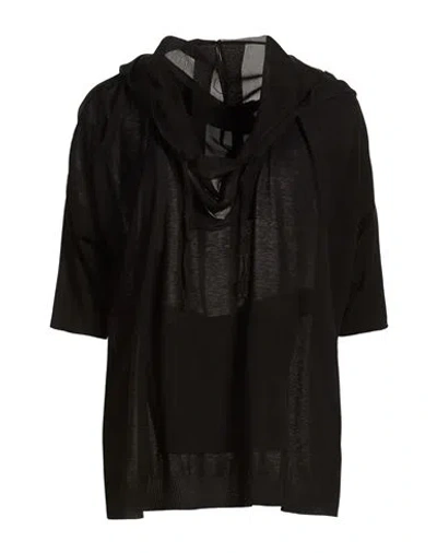 Masnada Woman Sweater Black Size M Silk