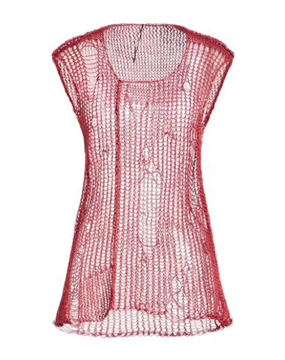 Masnada Woman Sweater Brick Size S Linen In Pink