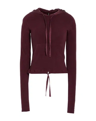 Masnada Woman Sweater Burgundy Size 4 Cotton, Elastane