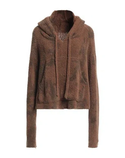 Masnada Woman Sweater Khaki Size S Wool, Polyamide In Beige