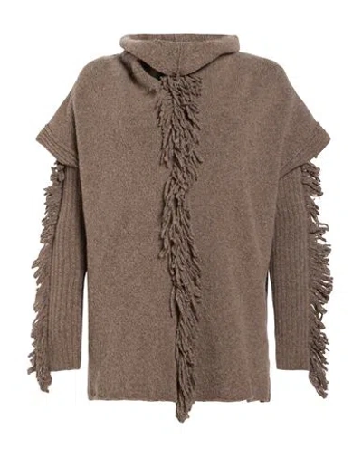 Masnada Woman Sweater Light Brown Size S Wool, Polyamide, Cashmere, Elastane In Beige