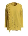 Masnada Woman Sweater Lime Green Size Xs Wool, Polyamide, Cashmere, Elastane In Yellow