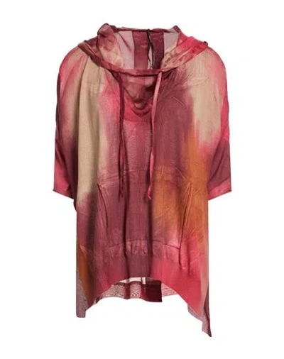 Masnada Woman Sweater Rust Size S Silk In Multi