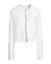 Masnada Woman Sweatshirt Off White Size 4 Cotton, Elastane, Silk