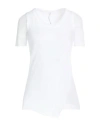Masnada Woman T-shirt White Size 4 Cotton