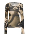 Masnada Woman Top Beige Size L Polyamide, Elastane In Neutral