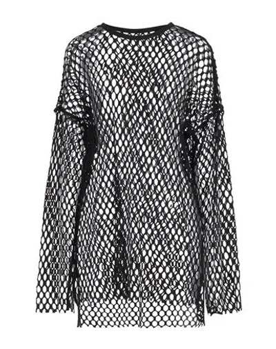 Masnada Woman Top Black Size L Polyamide, Elastane