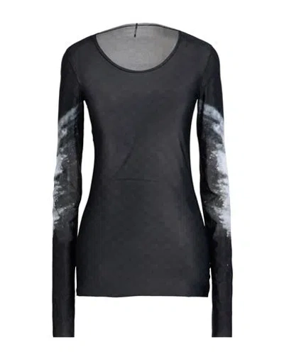 Masnada Woman Top Black Size S Polyamide, Elastane