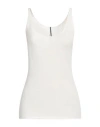 Masnada Woman Top Ivory Size M Cotton In White