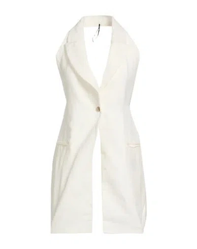 Masnada Woman Top Ivory Size Onesize Viscose, Linen In Multi