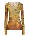 Masnada Woman Top Marigold Size S Polyamide, Elastane In Burgundy