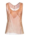 Masnada Woman Top Rust Size 4 Silk In Red