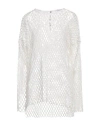 Masnada Woman Sweater Off White Size L Polyamide, Elastane In White