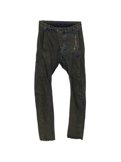 Masnada Zip-detail Jeans In Brown