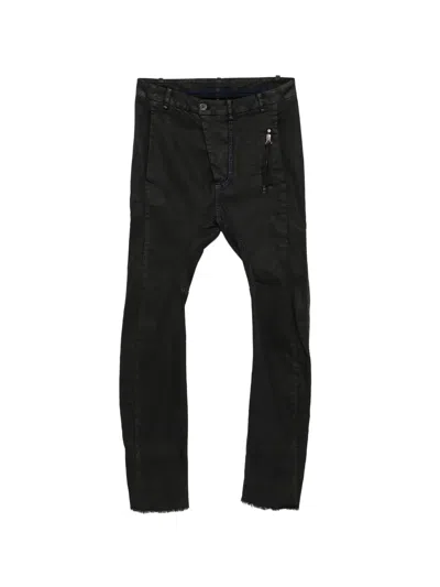 Masnada Zip-detail Trousers In Black