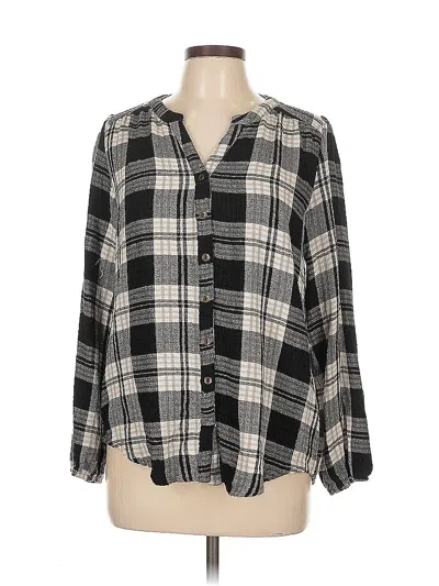 Pre-owned Mason & Belle 3/4 Sleeve Blouse In Black