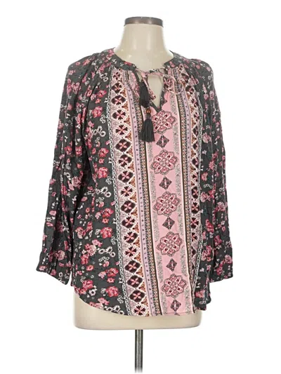 Pre-owned Mason & Belle 3/4 Sleeve Blouse In Pink