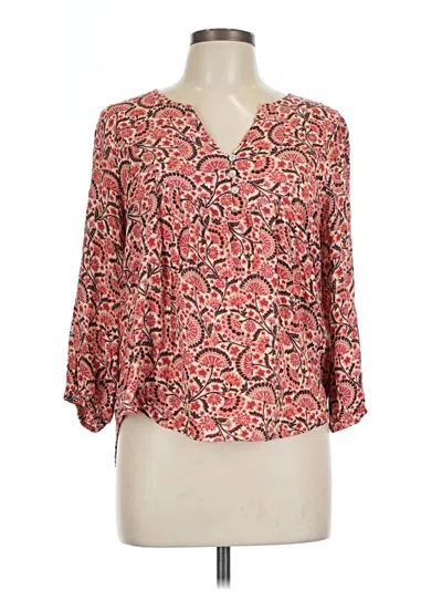 Pre-owned Mason & Belle 3/4 Sleeve Blouse In Pink