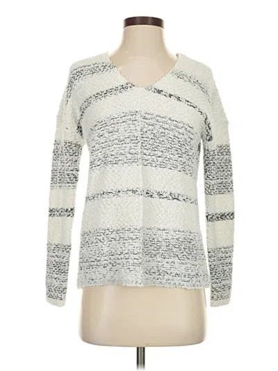 Pre-owned Mason & Belle Cardigan Sweater In Silver