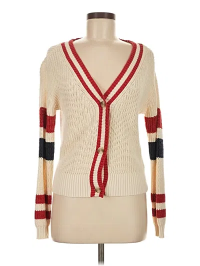 Pre-owned Mason & Belle Cardigan Sweater In White