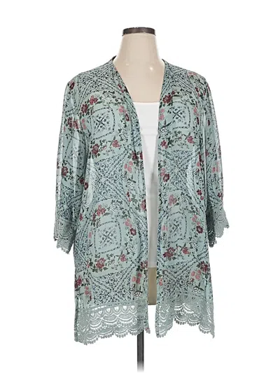 Pre-owned Mason & Belle Kimono In Blue
