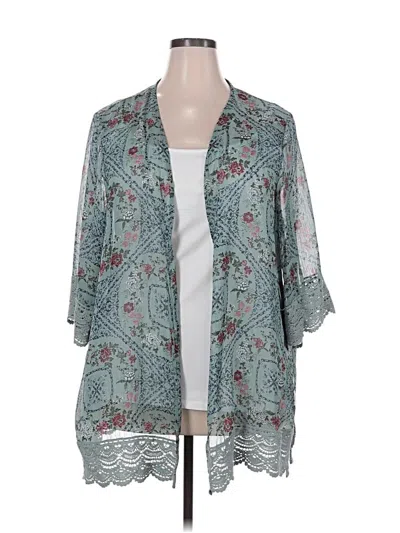 Pre-owned Mason & Belle Kimono In Blue