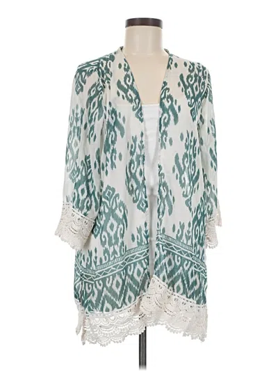 Pre-owned Mason & Belle Kimono In Teal